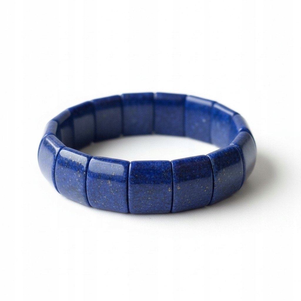 Lapis Lazuli Naturalny Lazuryt Bransoletka Energetyczna Dobra Aura