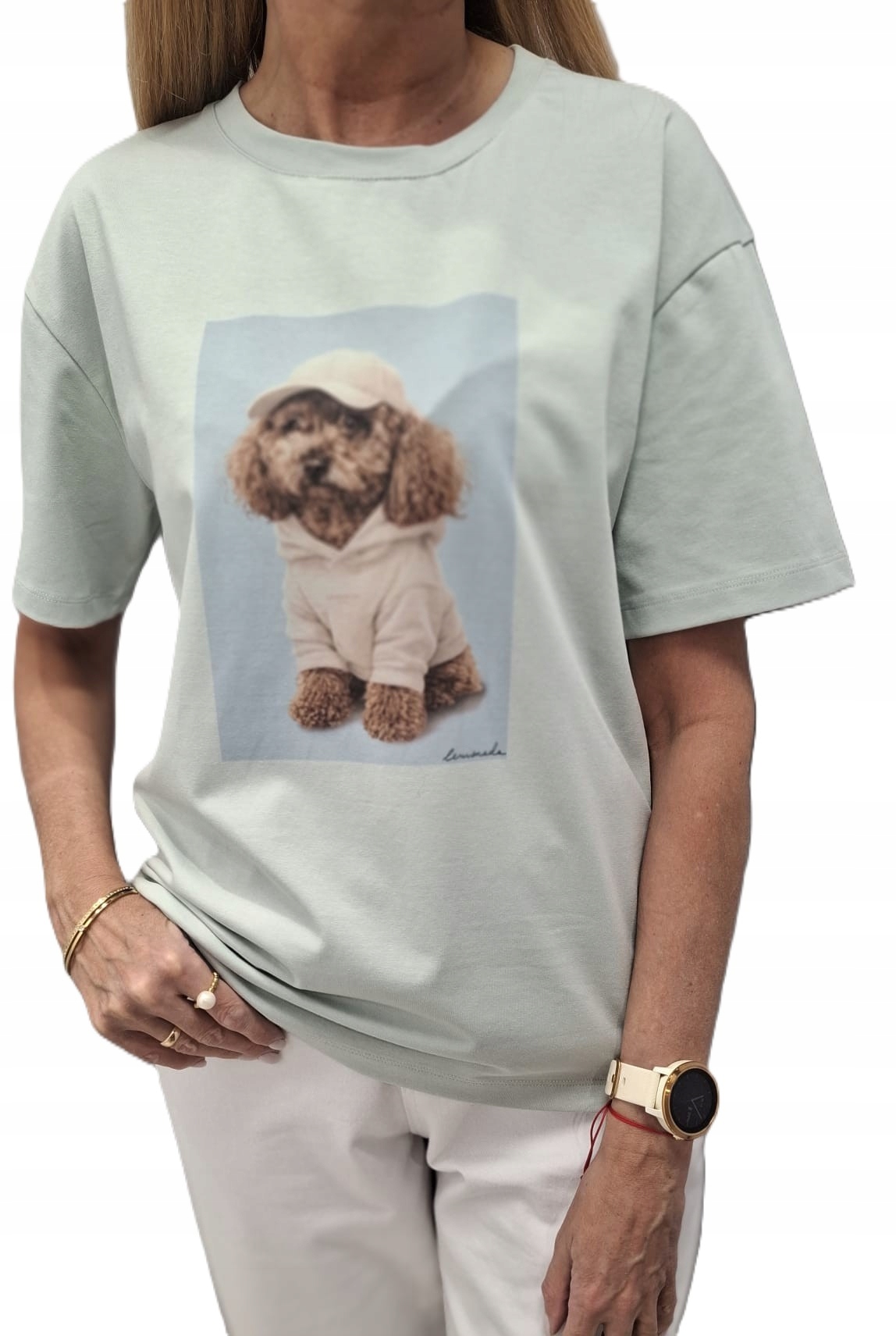 Lemonada Tričko Mikina s potiskem Pudelek Mátový Modrý Růžový Nw