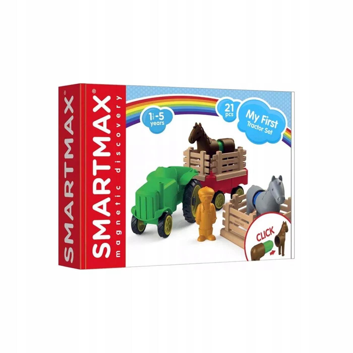 Smart Max My First Tractor- klocki magnetyczne