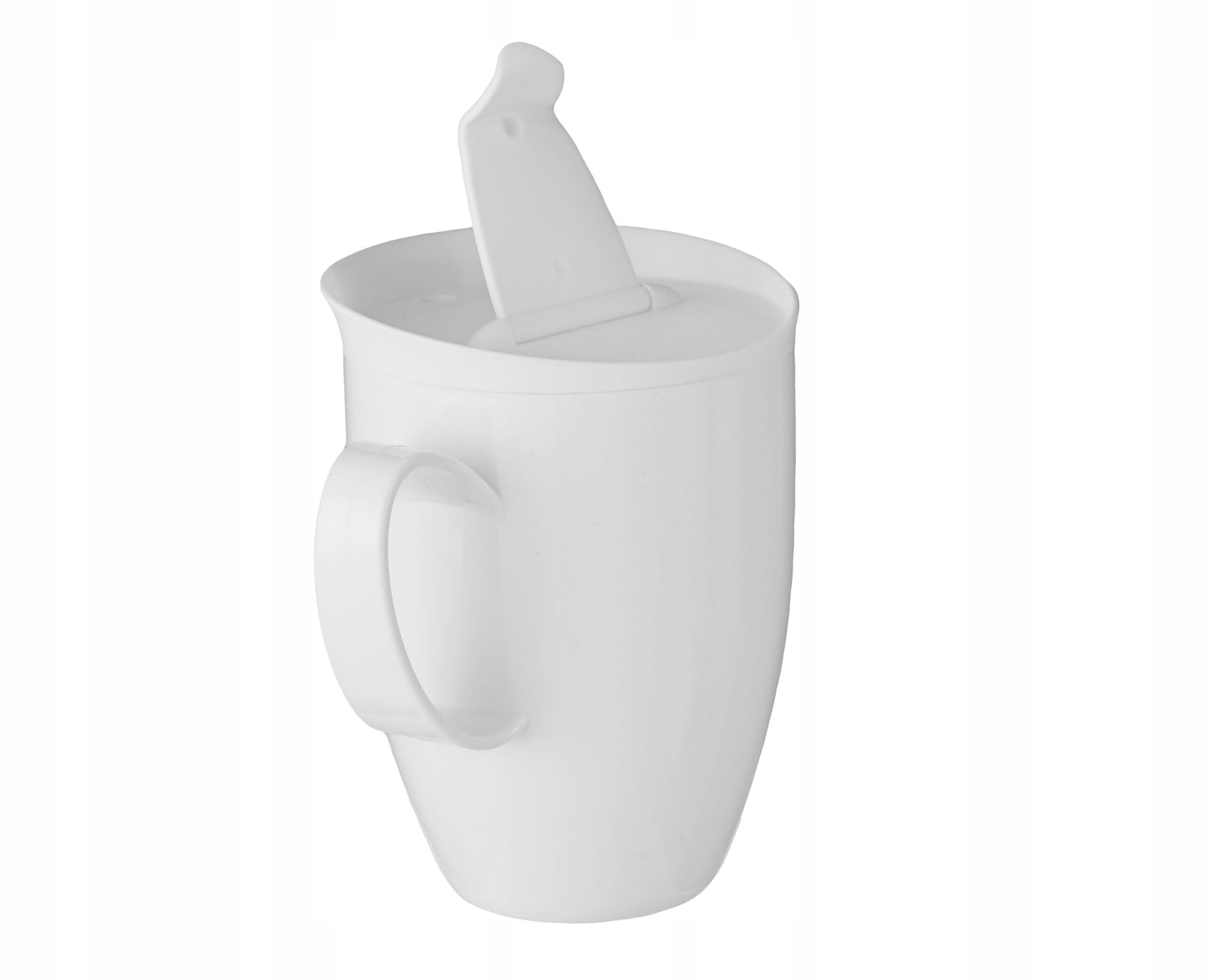 

Gastro Kubek Z Przykrywką Wielorazowy 450ML Biały