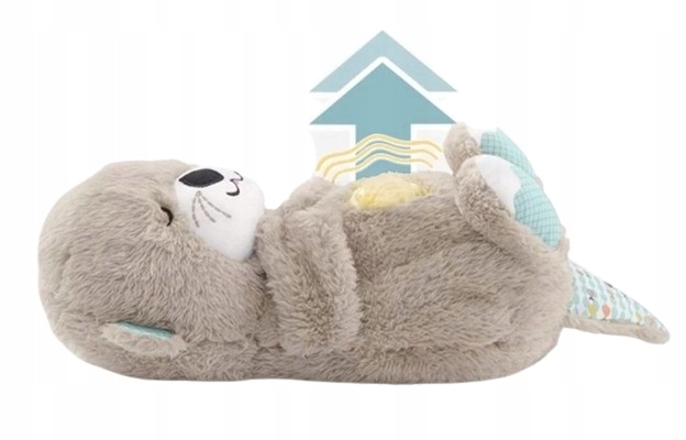 PRZYTULANKA MASKOTKA POZYTYWKA WYDRA USPOKAJACZ ODDYCHAJĄCA WYDRA Marka Toys