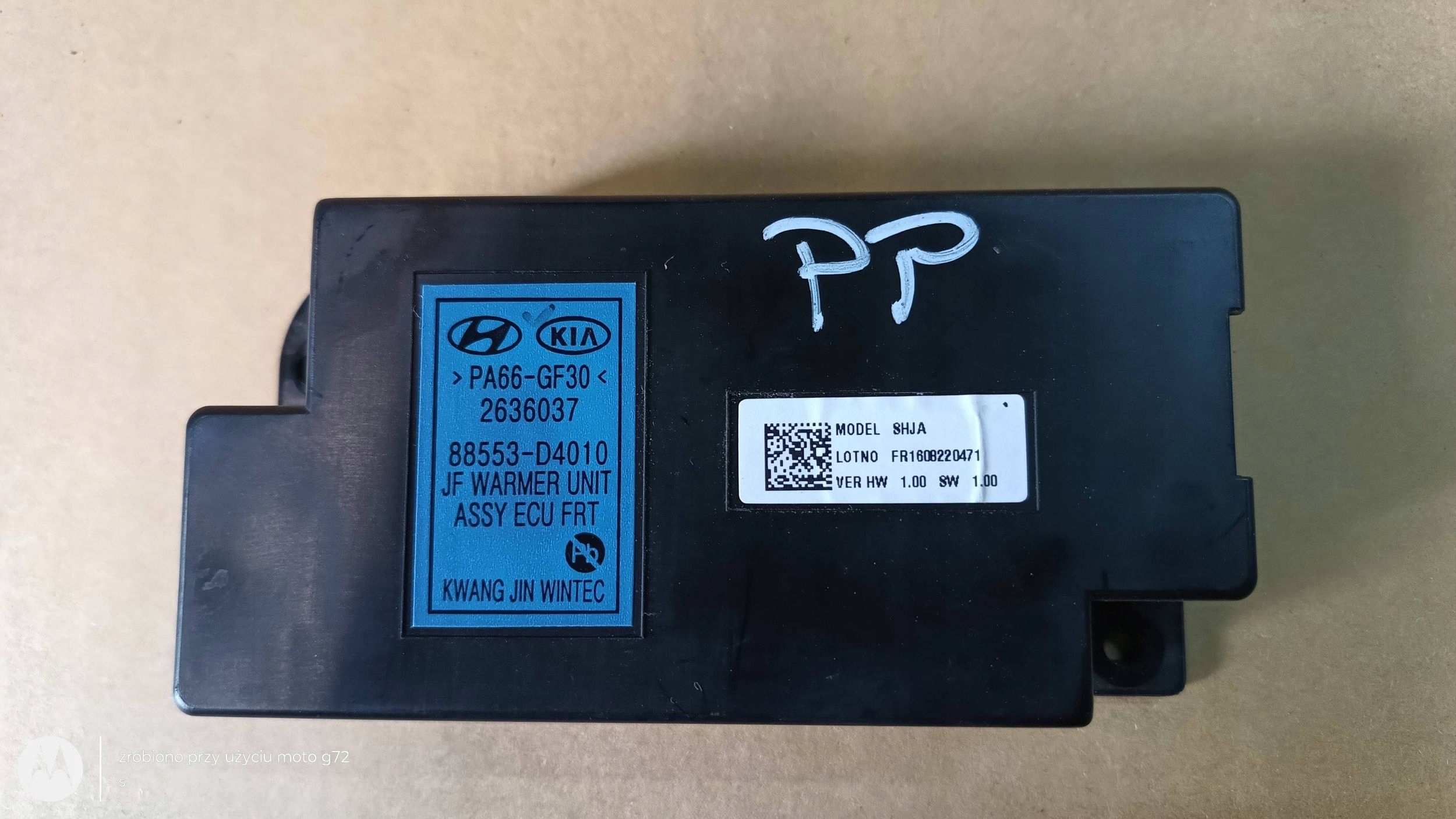 module control unit seat KIA OPTIMA IV (2015-2019) 88553-D4010