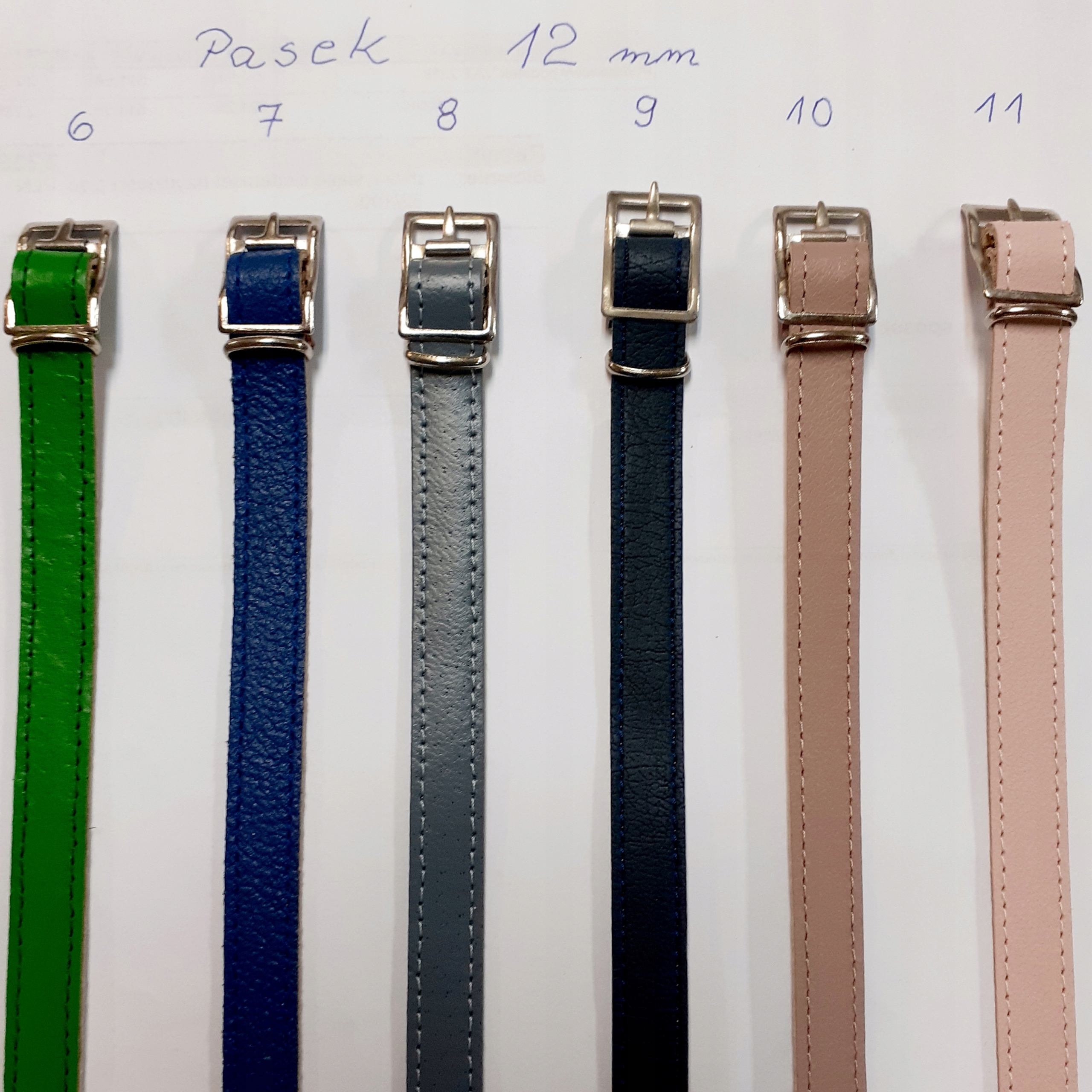 

Pasek do zegarka przeciągany pojedyńczy 12mm skóra