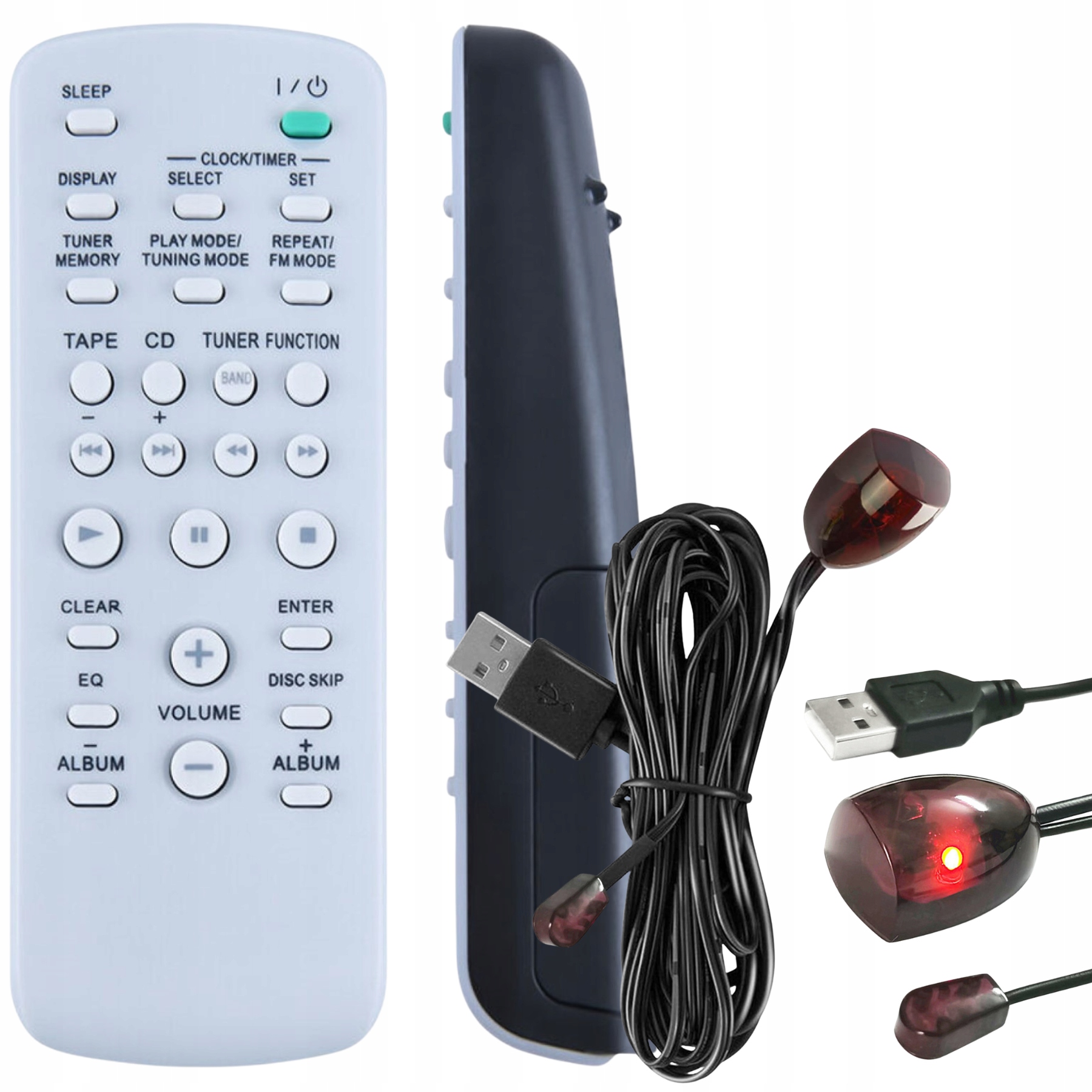 Dálkový Ovladač RM-SC3 Pro Věž Sony LBTZX6 LBTZX8 LBTZX9 LBT-ZX6 LBT-ZX8 Ir Kabel