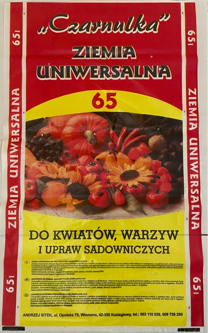 

ziemia do kwiatów nawóz 65 uniwesalna podłoże