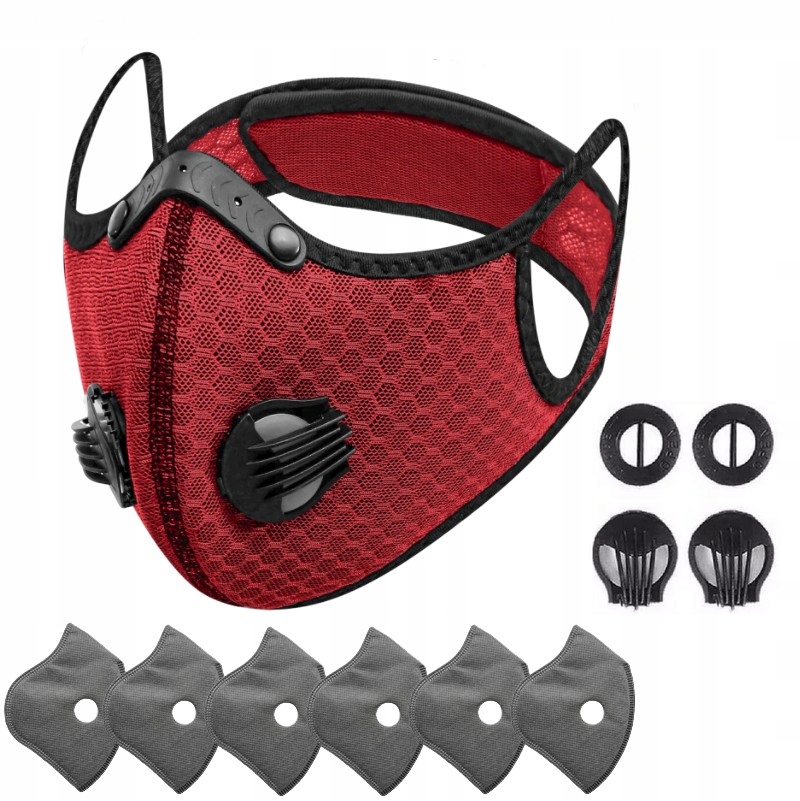 MASKA ANTYWIRUSOWA ANTYSMOGOWA BORDOWA + FILTRY