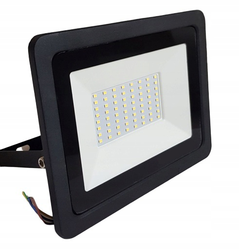 Halogen LED Naświetlacz Reflektor 50W IP65 Slim PREMIUM MOCNY SuperLED Marka SuperLED