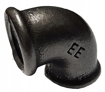 

Kolano, Kolanko Czarne 1/2 Cala Nakrętne (6) Ww