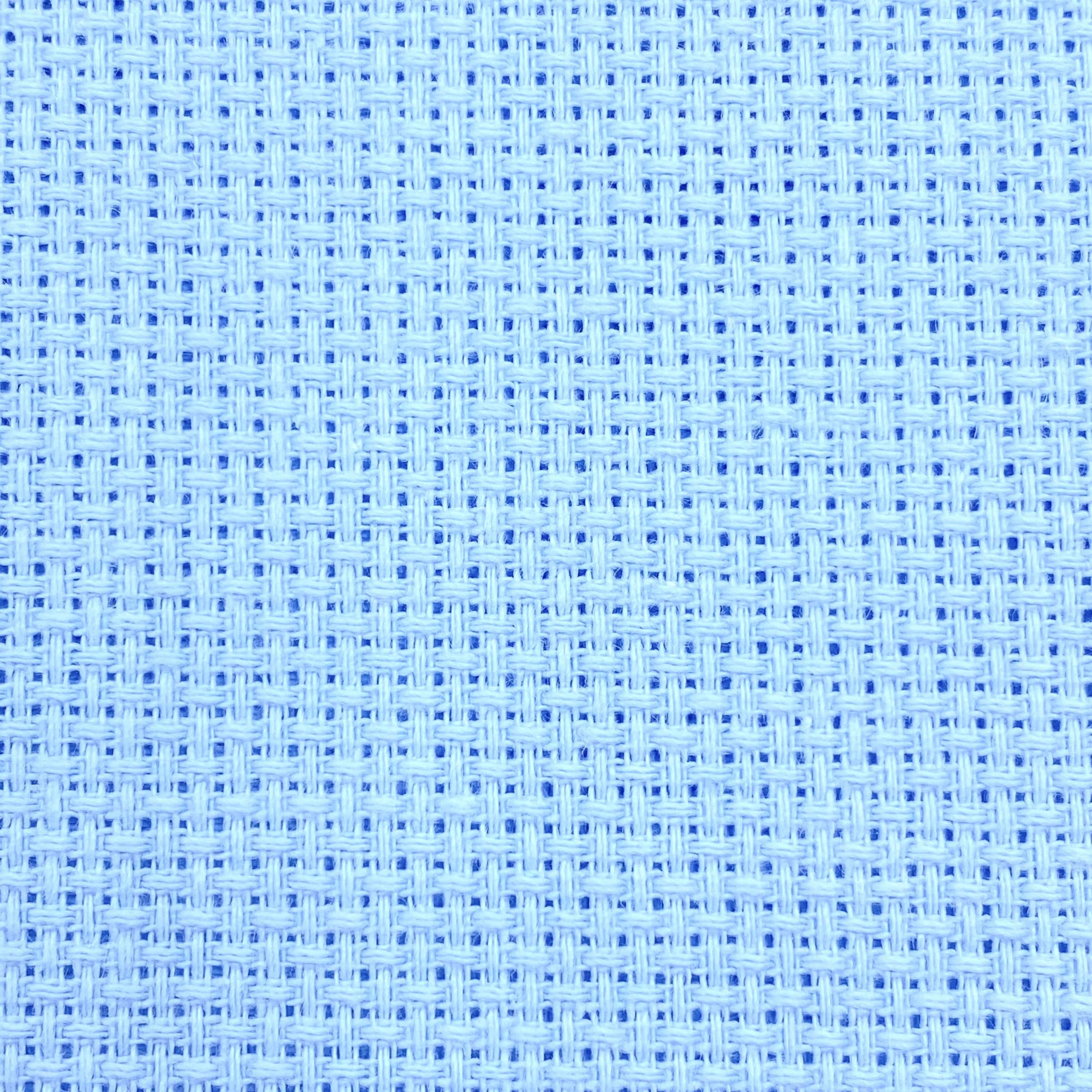 Tkanina do haftu Kanwa bawełna 14ct błękit 34x45cm