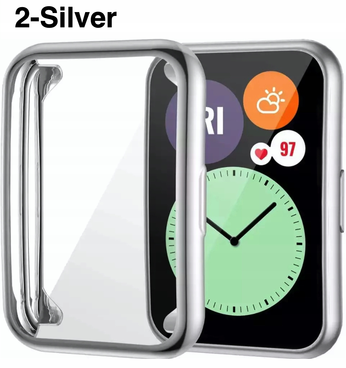 ETUI DO HUAWEI WATCH FIT 3 ELEGANT CASE - RÓŻNE KOLORY SILIKONOWE Marka Inna