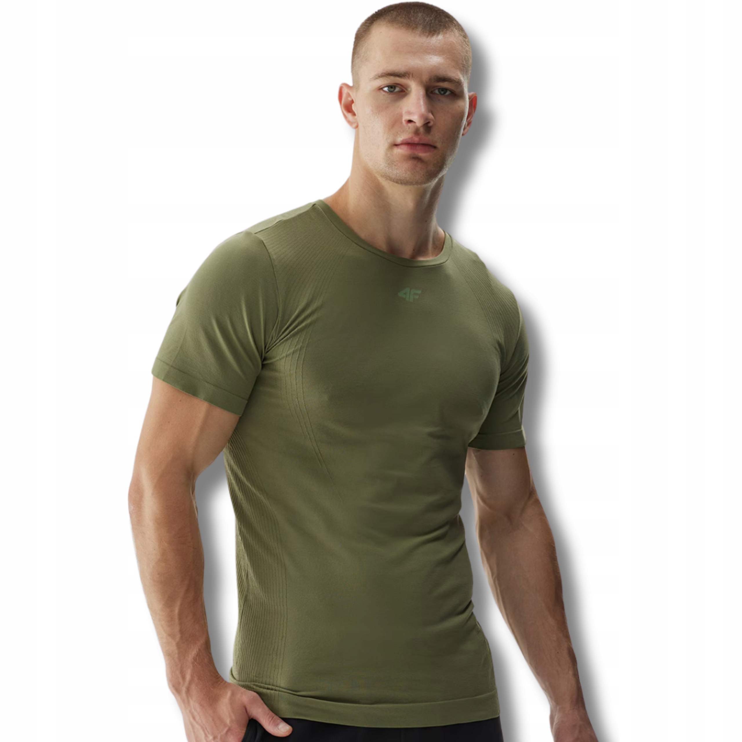 Męska Koszulka Treningowa Trekkingowa 4F Płaskie Szwy Oddychająca XL/XXL