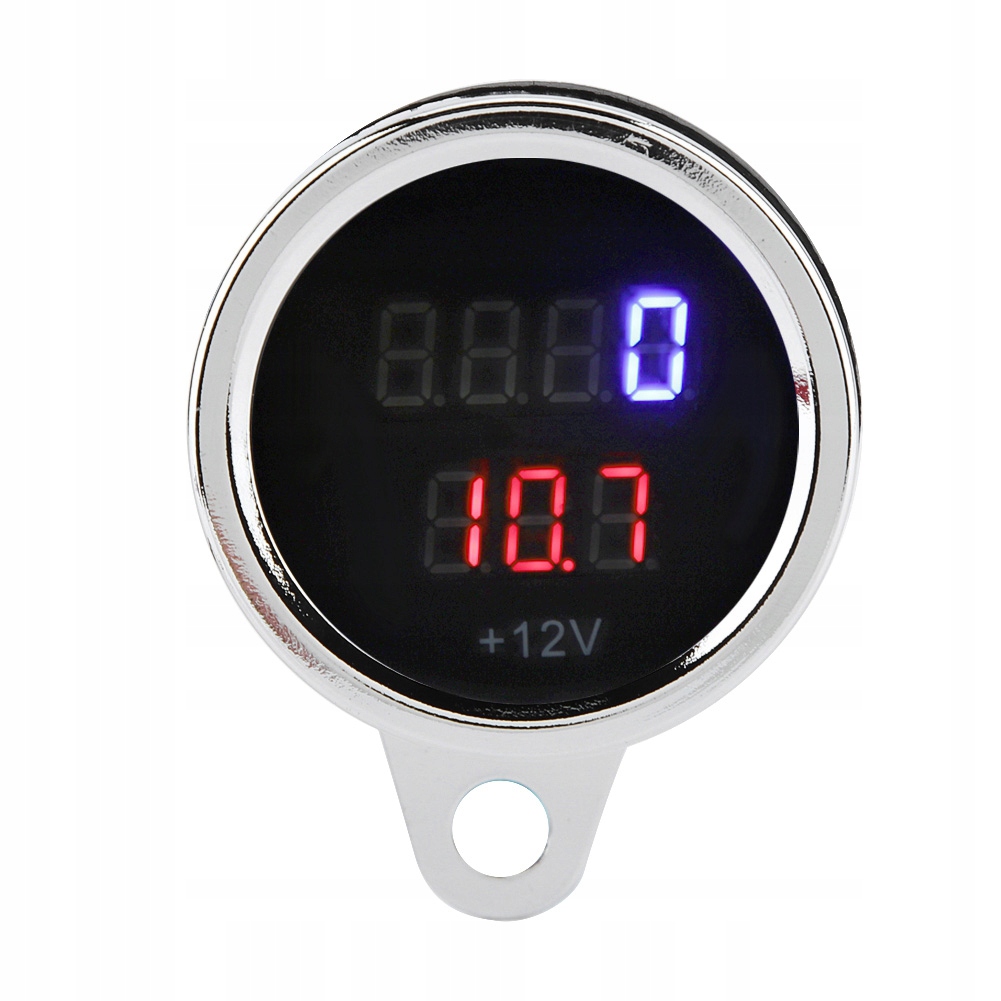 2V1 MOTOCYKEL LED VOLTMETER DIGITÁLNY OTÁČKOMER