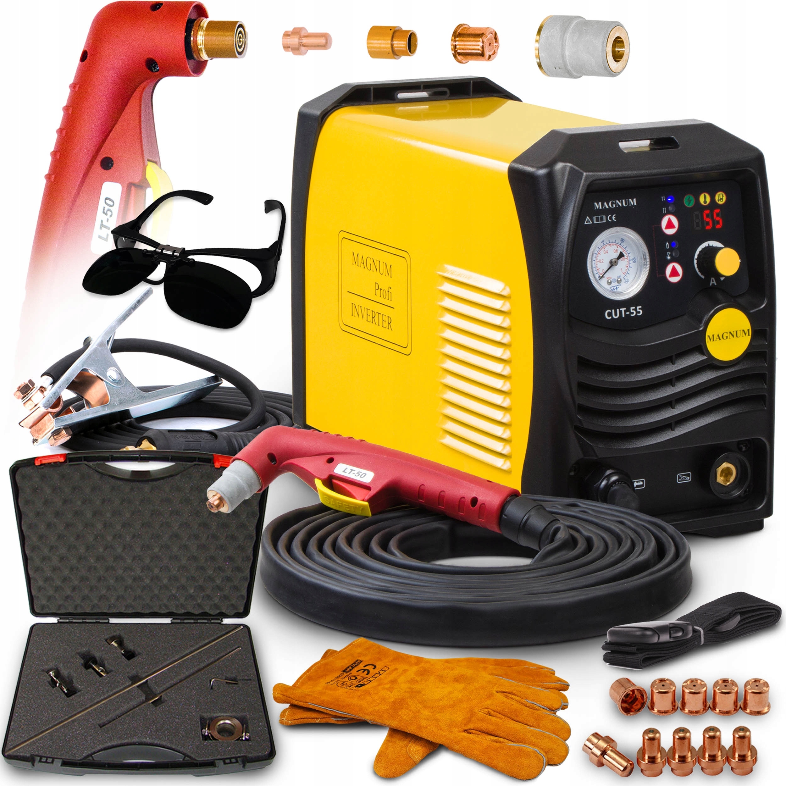 Plazmová Řezačka Plasma Magnum Cut 55 230V Hf 50A 15MM Igbt
