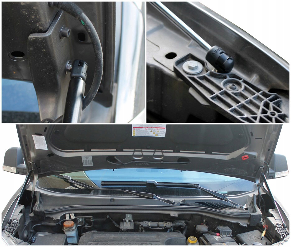 SILOWNIKI MASKI ZESTAW FIAT DOBLO 2 II PO LIFT Part number FIATDOBLO2POLIFT