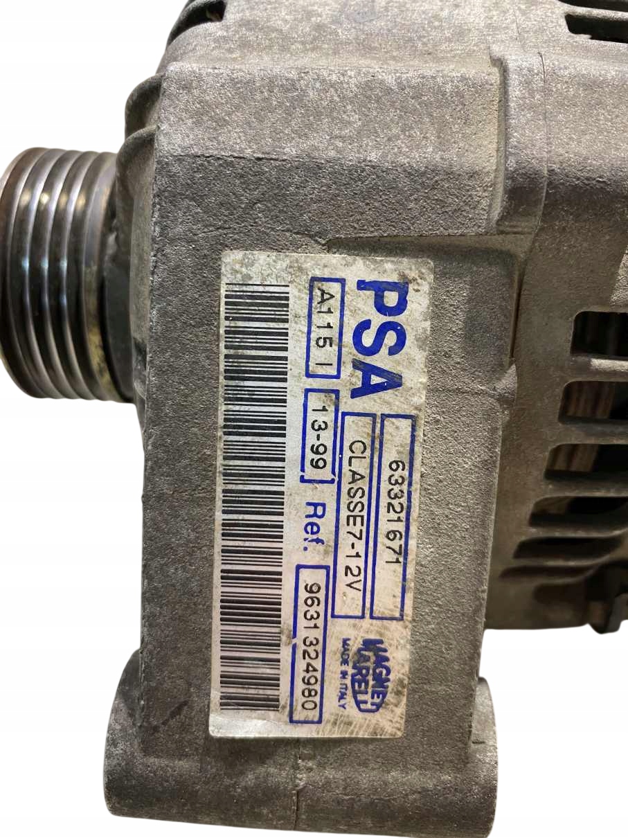 alternator CITROEN XSARA 1.4 9631324980