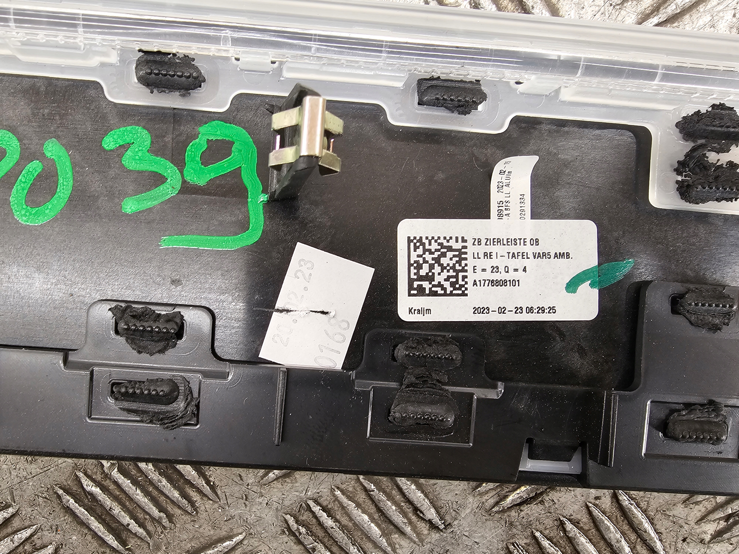 MERCEDES A-class 177 DEKOR frame LED DEKOR cover moulding A1776808101
