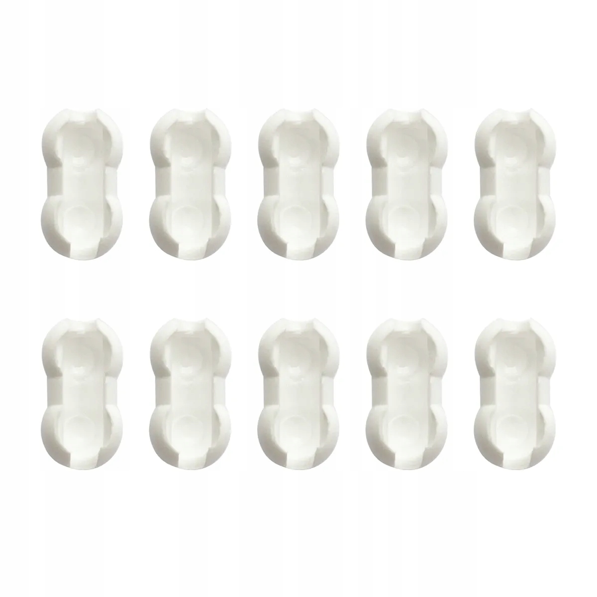 Złączki do łańcuszka rolety w kasecie białe 10 szt.