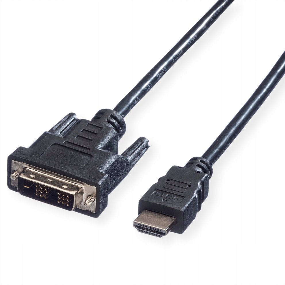 

Kabel przejściówka DVI-D 18+1 Hdmi M/M 1m