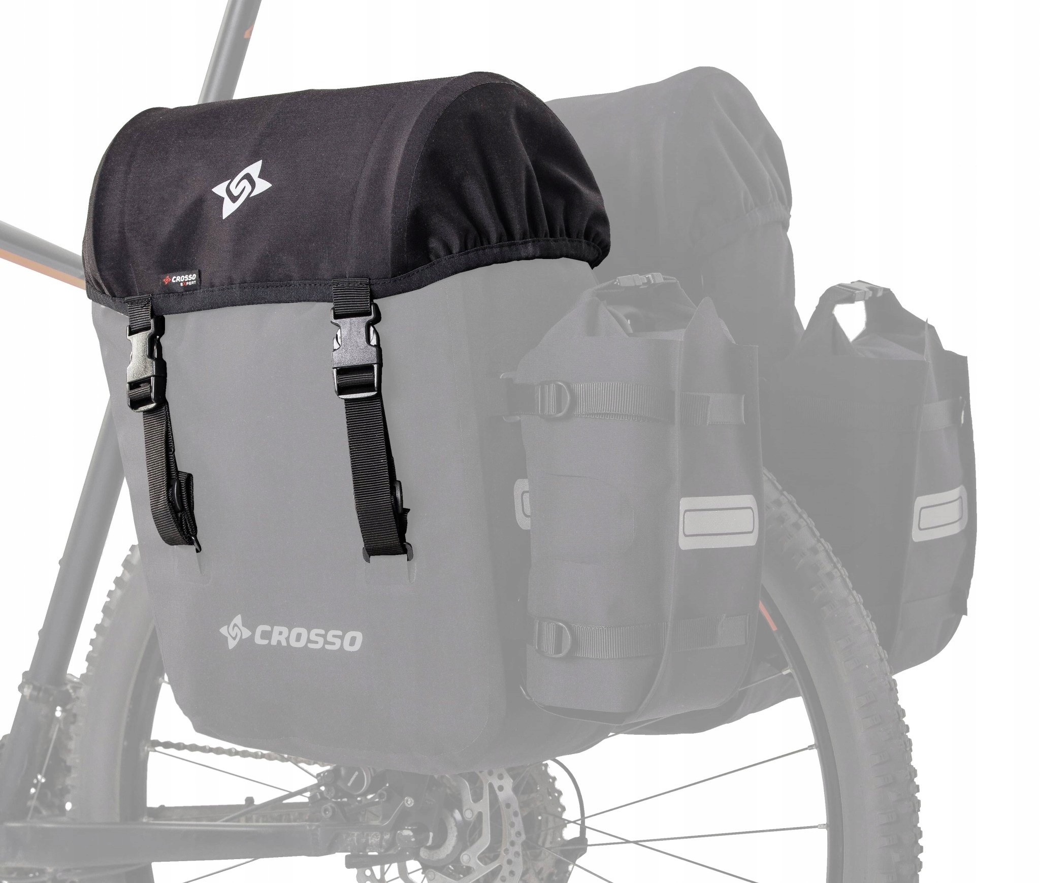 Sakwy Crosso Twist X60 / System Crosso - Czarny kolor Kod producenta CR.TWI.H.X60.CZA