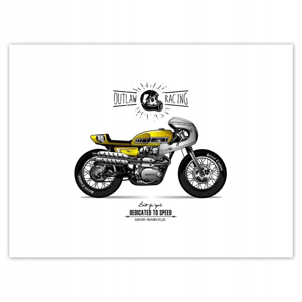 

Plakat 40x30 Motocykl Zabytek Vintage