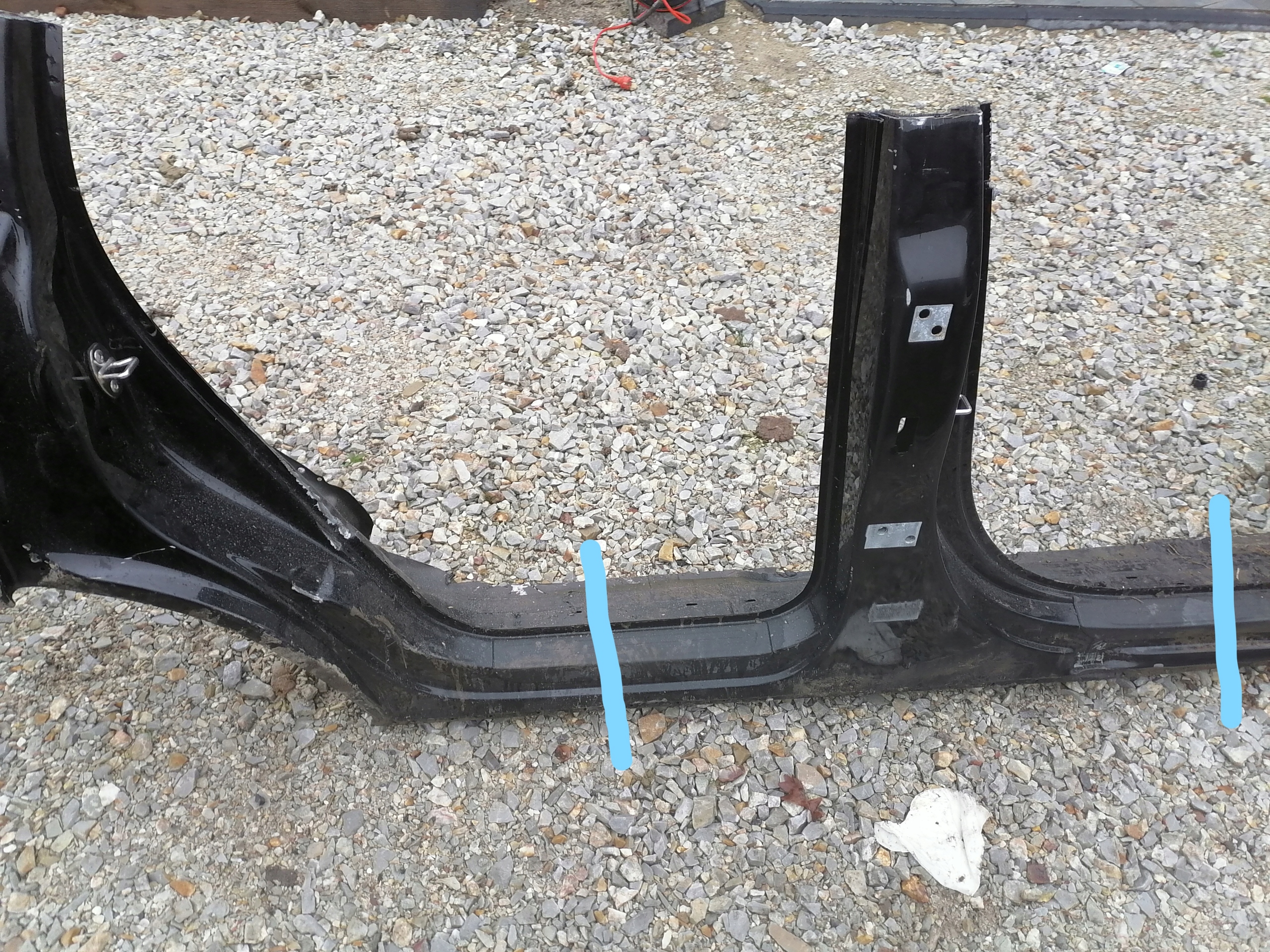 Стійка поріг правий audi q7