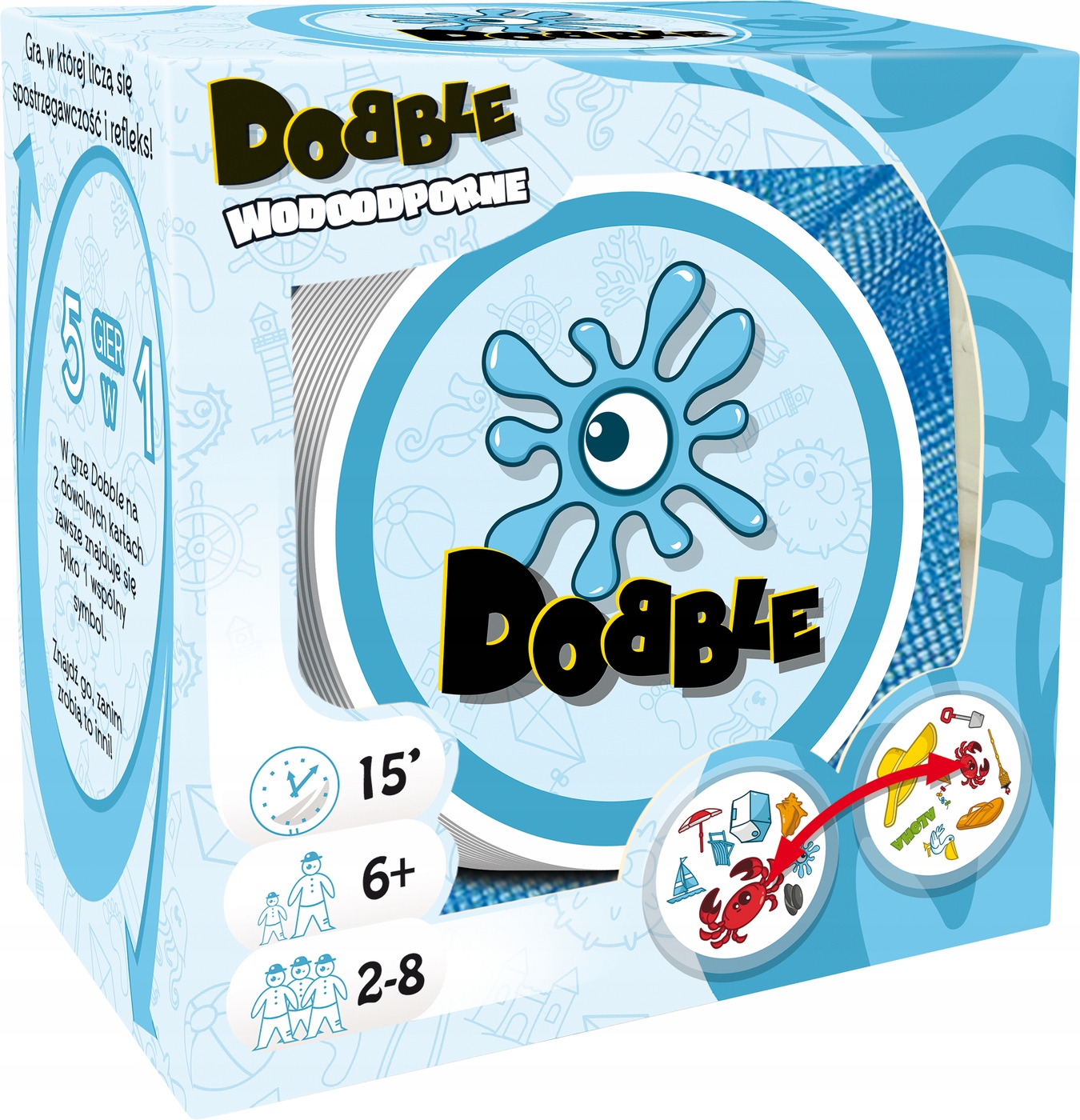 

Dobble Wodoodporne Doble Double Rebel Gra