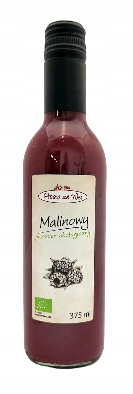 Levně Malinový Protlakový Džus Bio 375 ml Přímo Z Vesnice