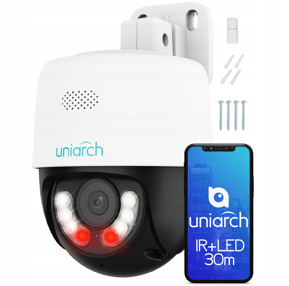 Otočná kamera Ip 2K 3MPx Dual Light Uniarch od Uniview IPC-P213-AF40KC