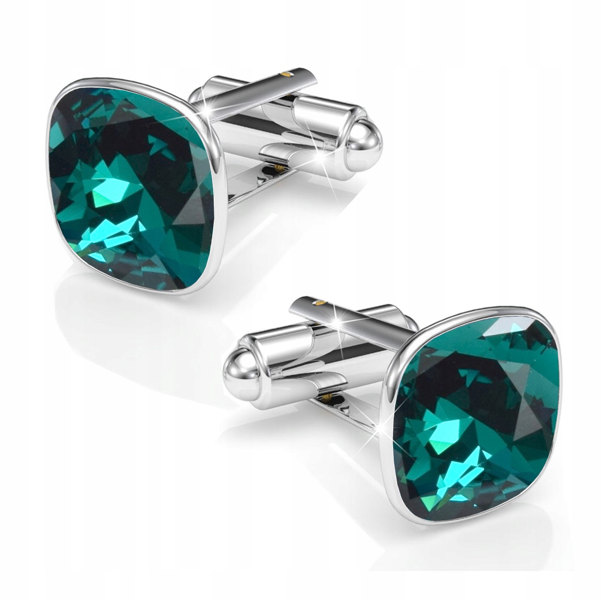 Manžetové knoflíčky Košile Stříbrné Stříbro 925 Dárek Dámské Na Svatba