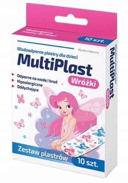

Zestaw Plastrów Dla Dzieci MultiPlast Wróżki 10szt