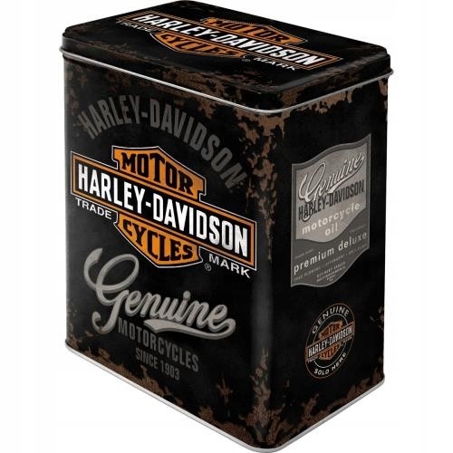 

Nostalgic Art Puszka Harley-Davidson Genuine