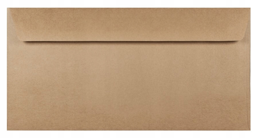 Koperty ozdobne, ekologiczne - brązowe, DL, 5 szt.