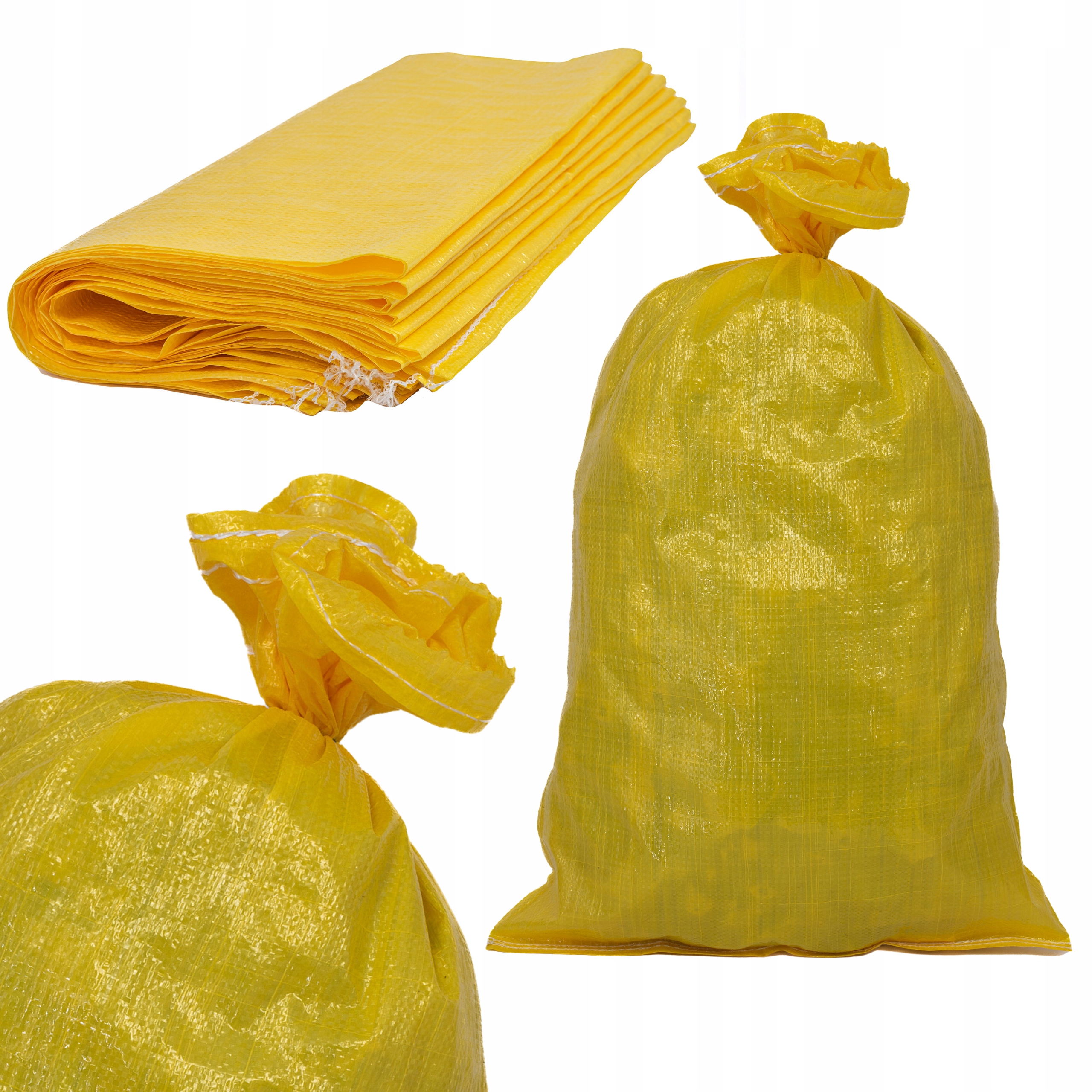 

Worek 50x80 Na Zboże Węgiel Mąkę 25KG Żółty Mocny