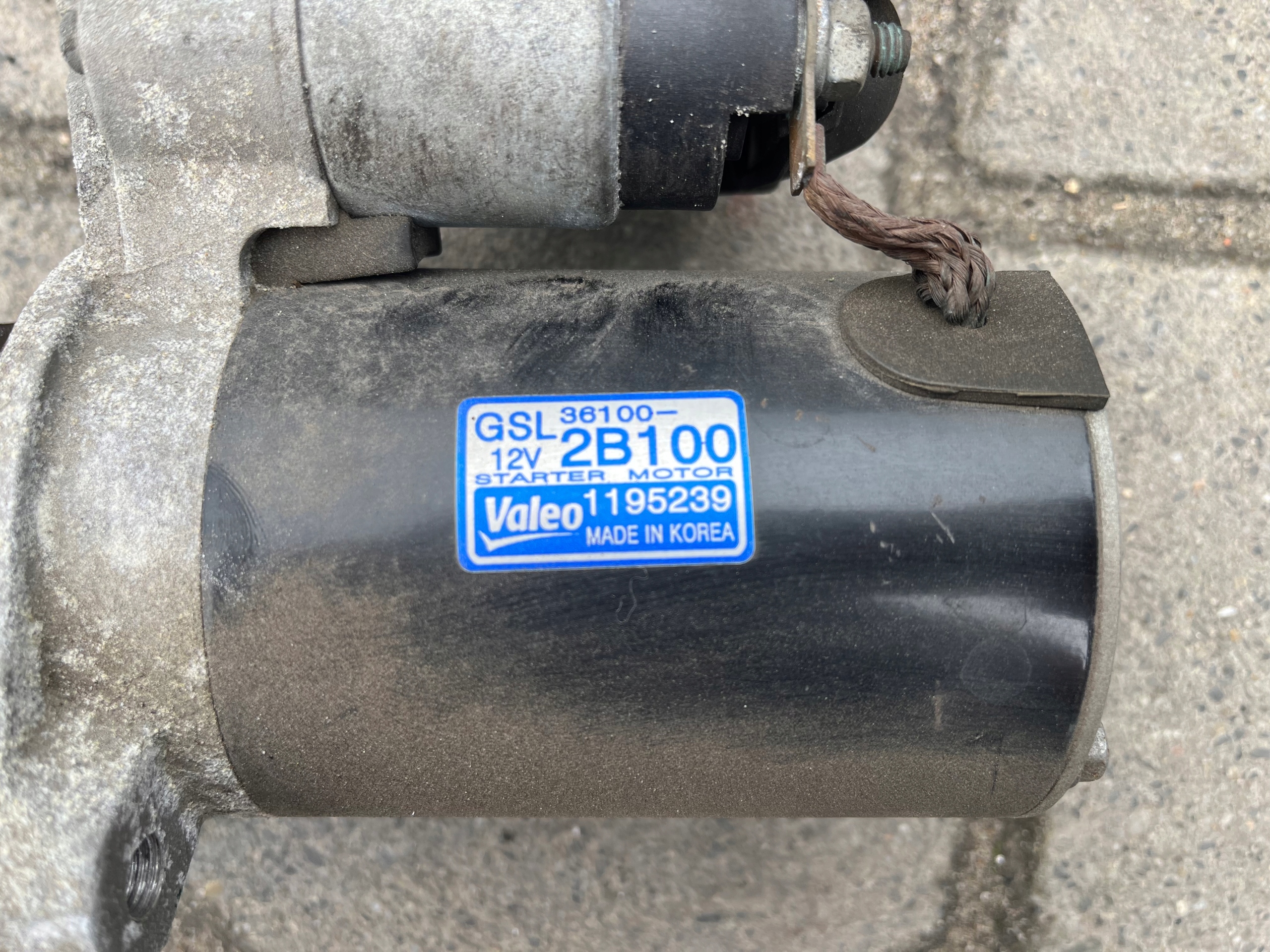 Hyundai I20 and 1.4 starter