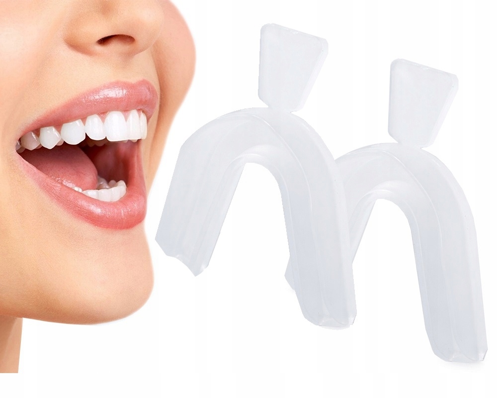 2 X Szyna Relaksacyjna Nakładka Do Wybielania Zgrzytanie Bruksizm