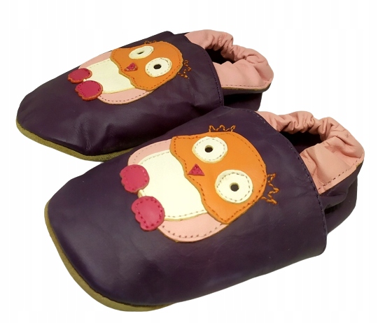 KAPCIE SKÓRZANE BUCIKI PAPUTKI ROZMIAR 20 SÓWKI Marka Inna marka