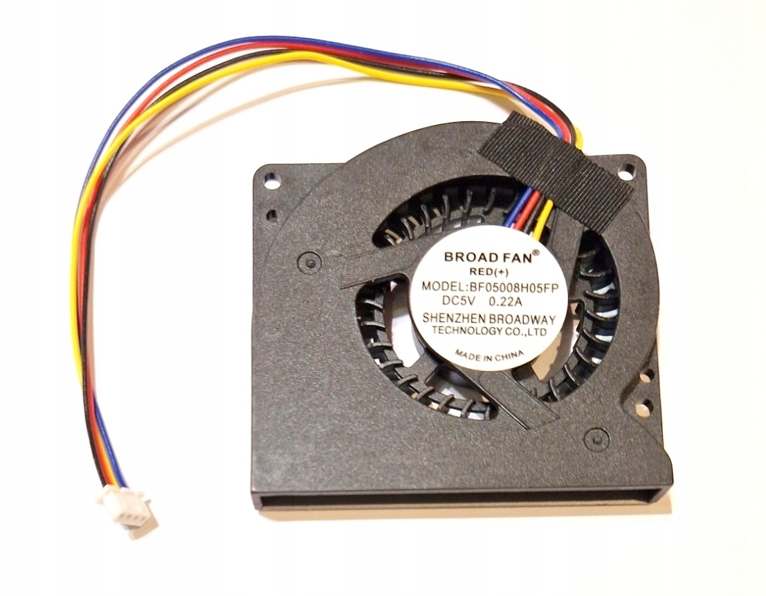 Wentylator Broad Fan Red(+) BF05008H05FP 5V 0,22A