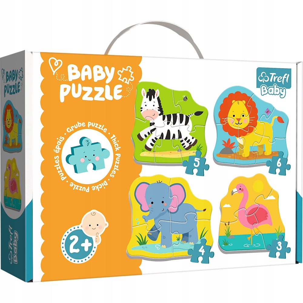 

Puzzle Baby Classic 4w1: Zwierzątka na safari