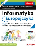 Informatyka Europejczyka SP KL 6. Podręcznik( Edyc