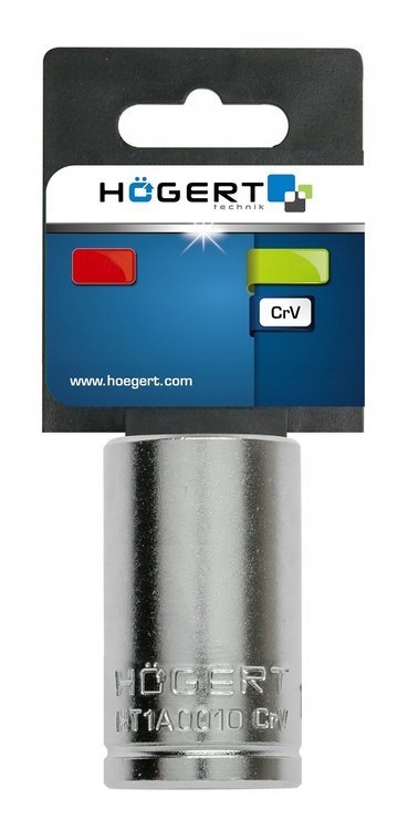 

Hogert HT1A010 Nasadka sześciokątna 1/4'' 10mm CrV