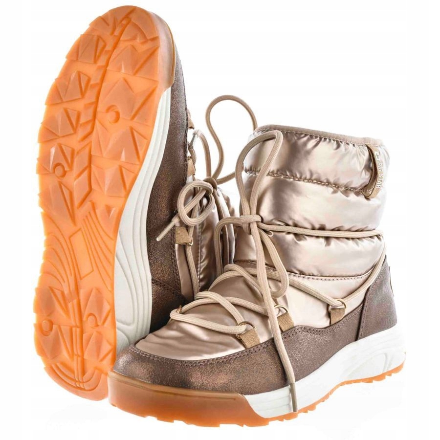 BUTY DAMSKIE ZIMOWE BIG STAR ŚNIEGOWCE OCIEPLANE Model MM274160