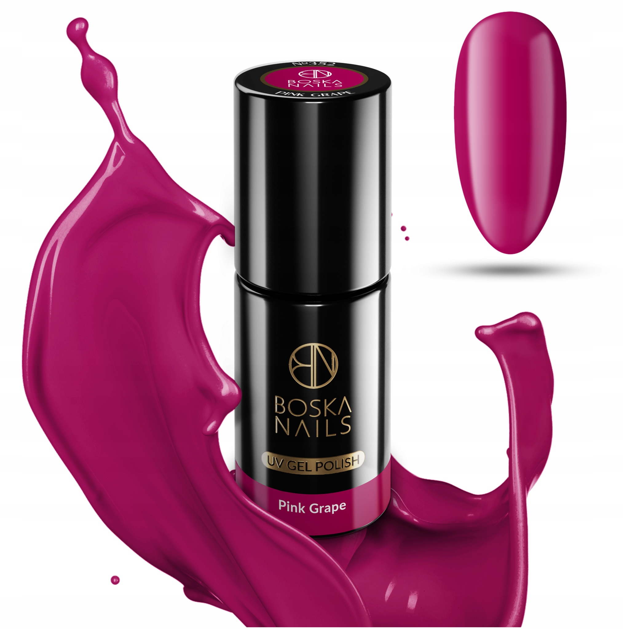 LAKIER HYBRYDOWY PINK GRAPE BOSKA NAILS UV/LED 6ML
