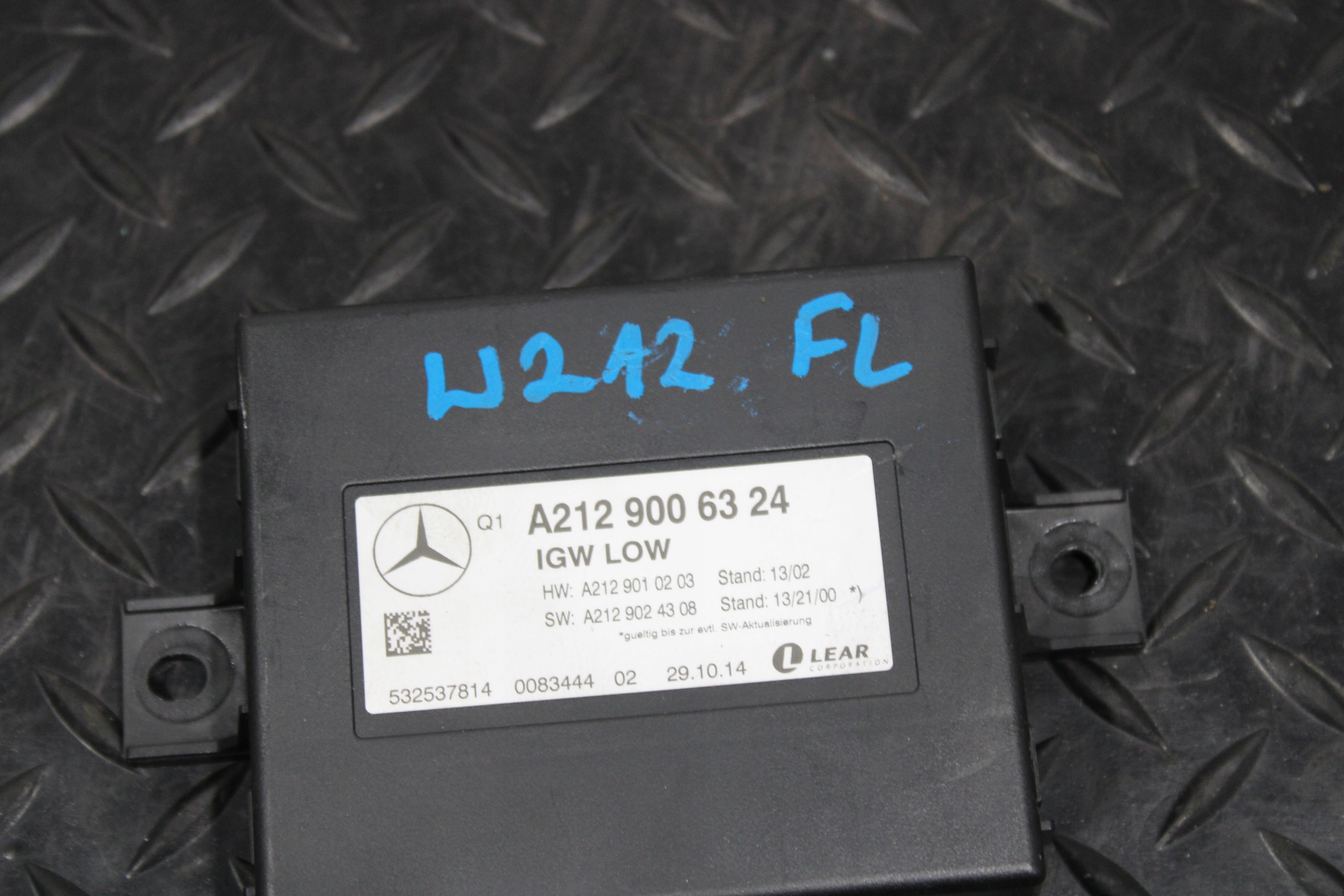 module control unit MERCEDES E-KLASA W212 LIFT A2129006324