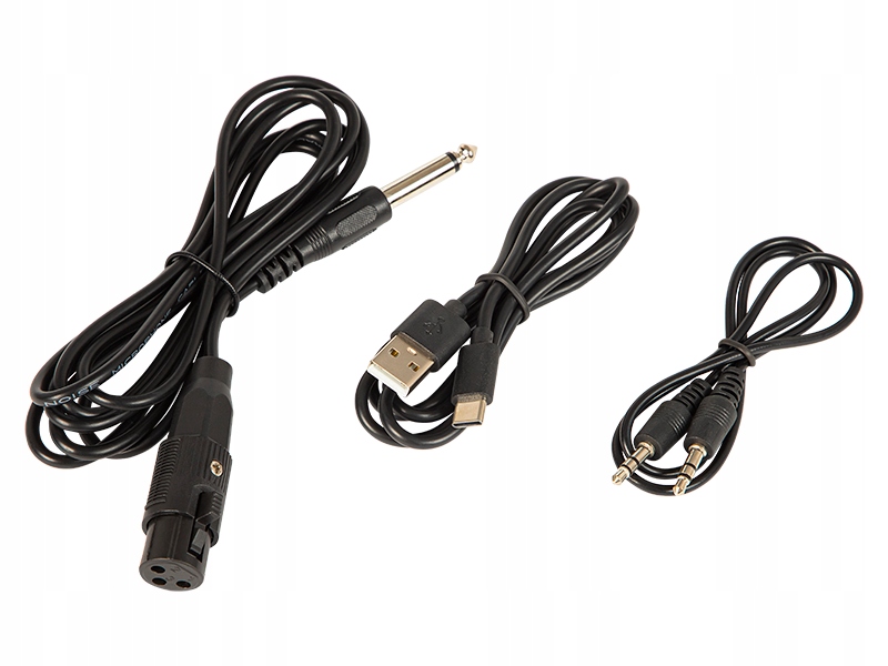 GŁOŚNIK BEZPRZEWODOWY 100W USB SD PILOT MIKROFON Kolor czarny