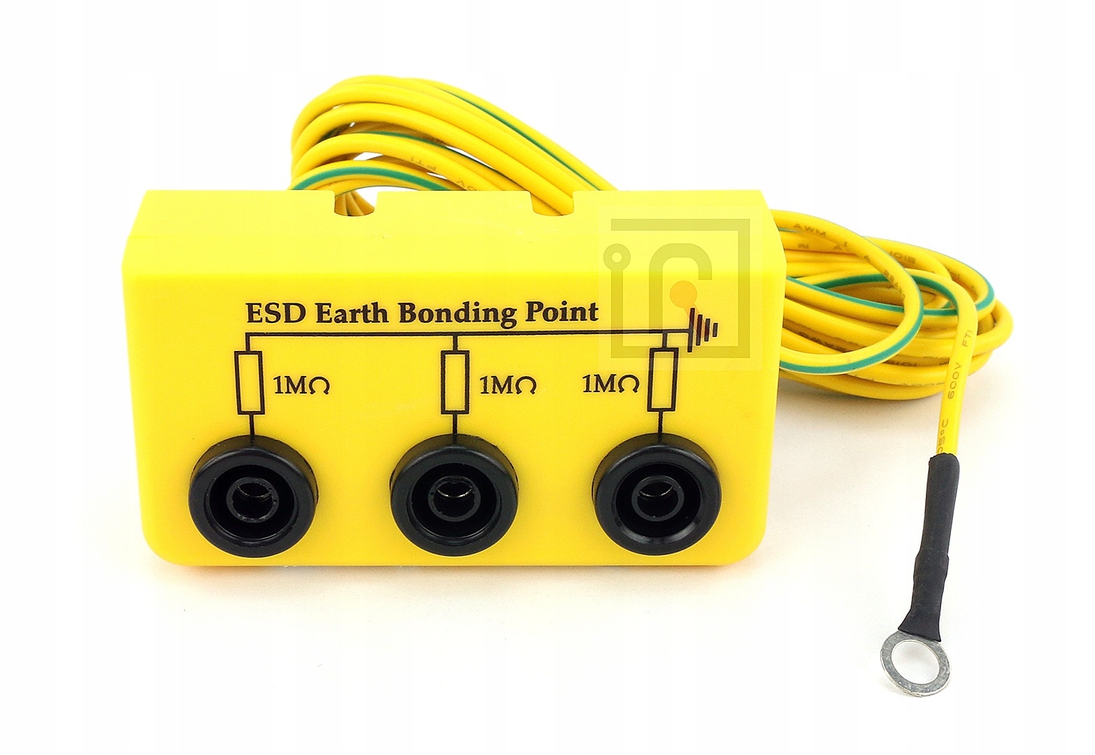 ROZGAŁĘŹNIK 3X GNIAZDO BANAN DO MAT ESD POD BLAT