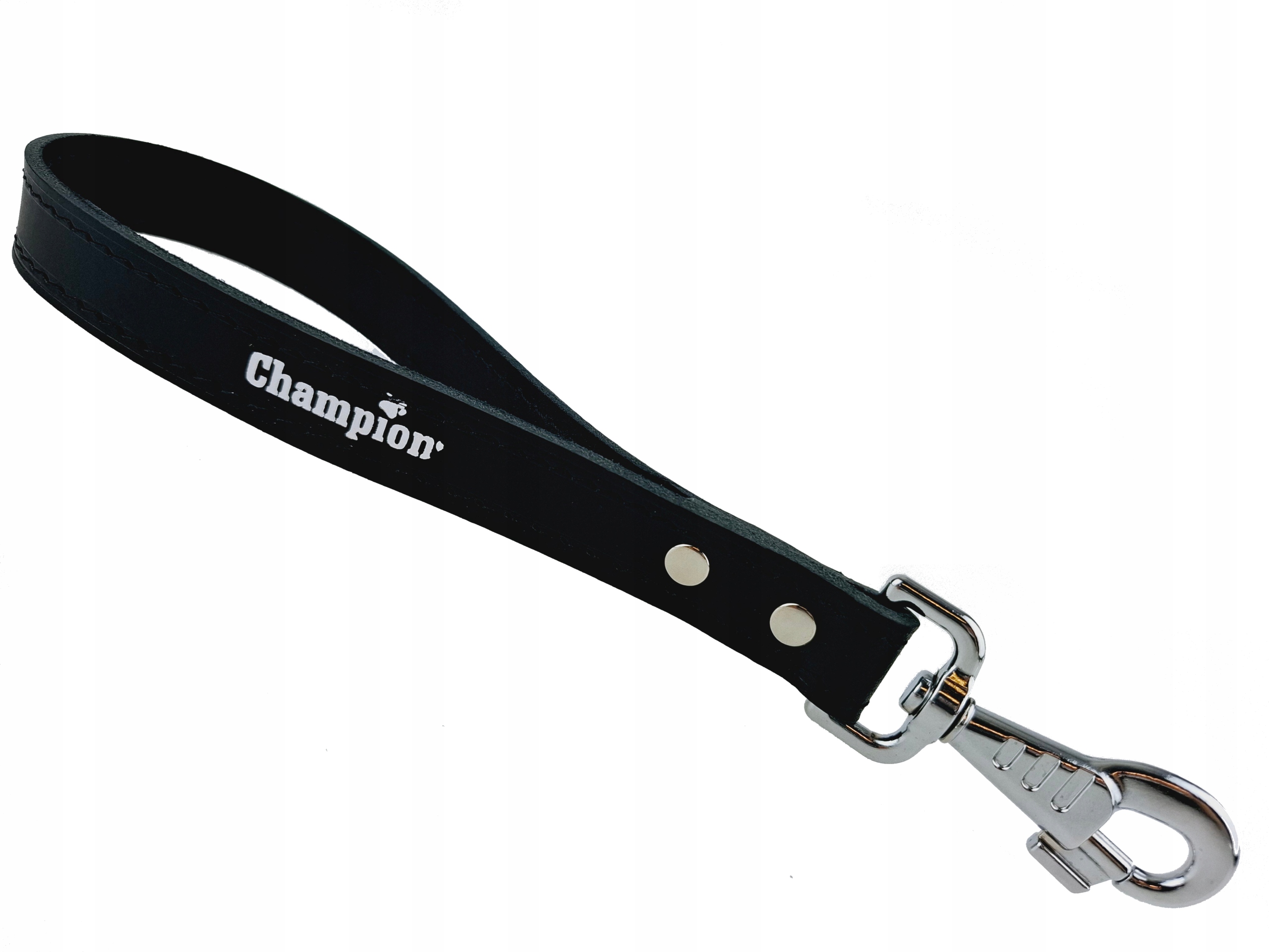 Levně Champion Rukojeť z lícové kůže pro krátké držení Vodítko pro psa