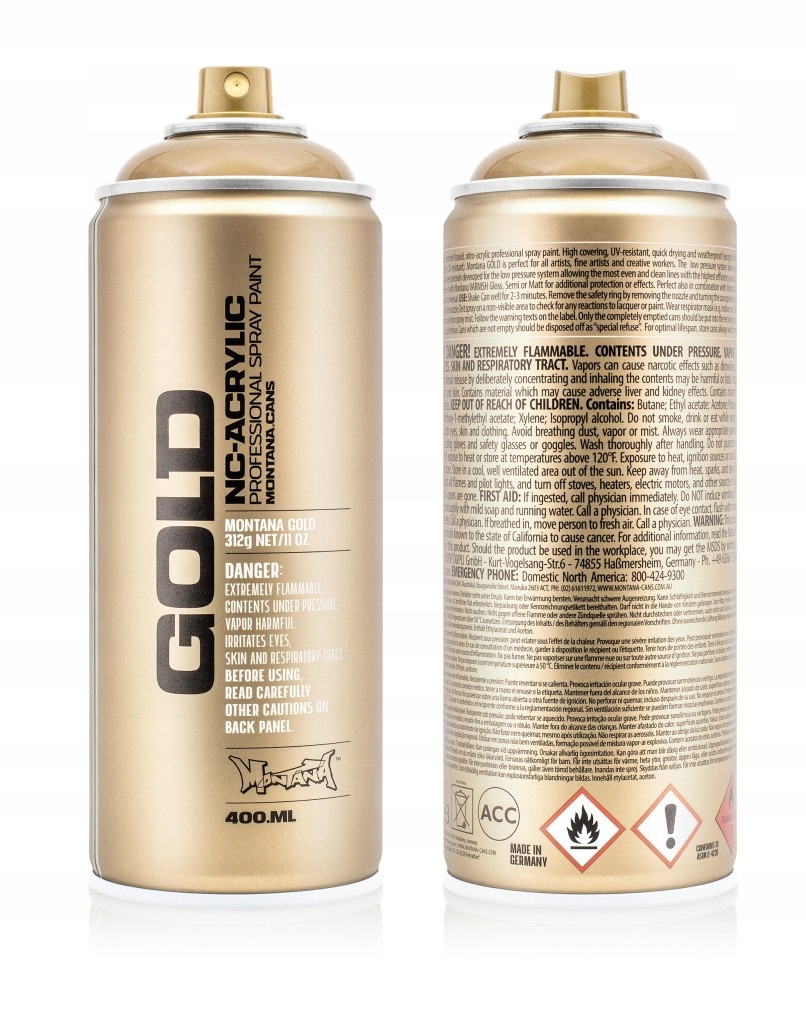 Montana Gold transparentny lakier akrylowy spray Brązowy 400ML