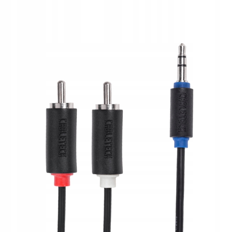 Kabel Jack 3. 5- 2RCA 1. 0m Cabletech standard Cabletech