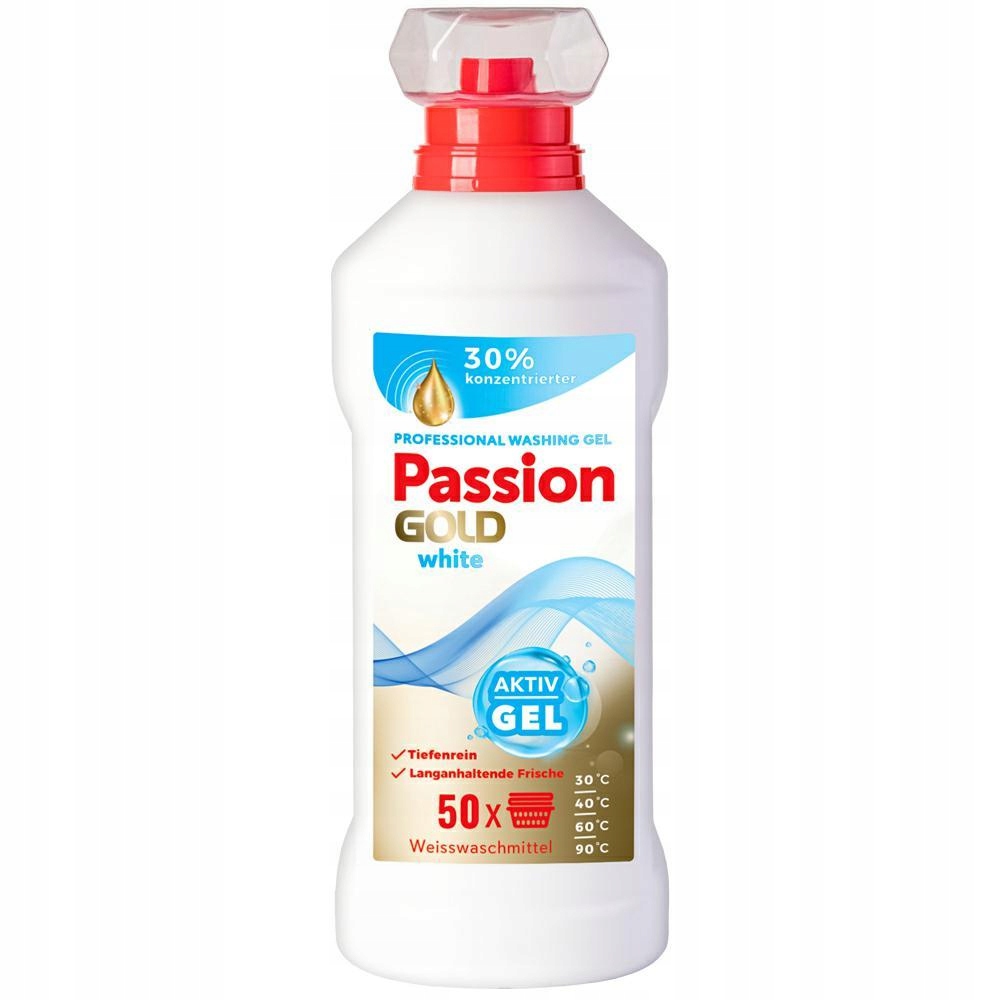

Passion Gold White Żel do Prania Białego 50p 2l De