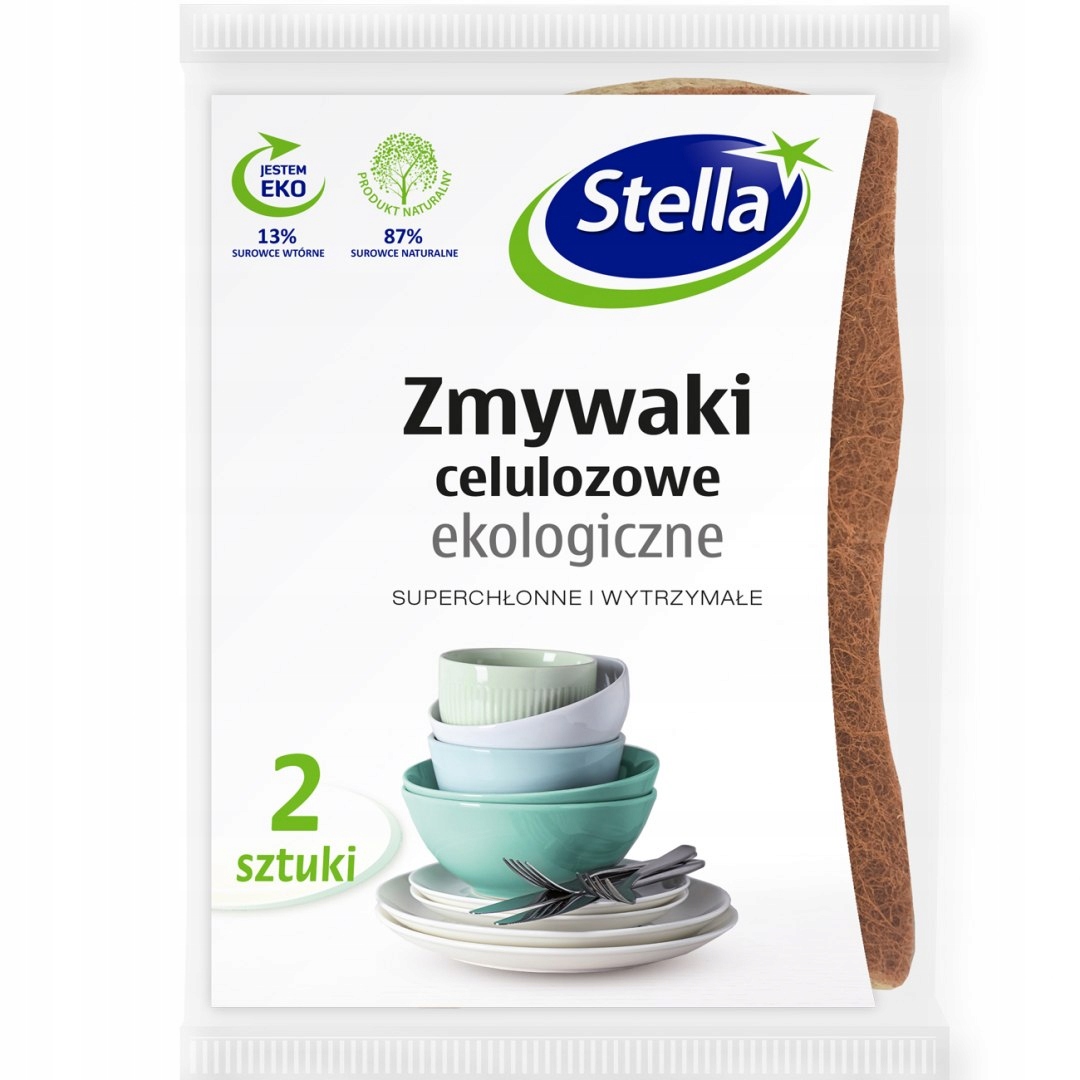 

Zmywaki celulozowe ekologiczne 2 szt Stella